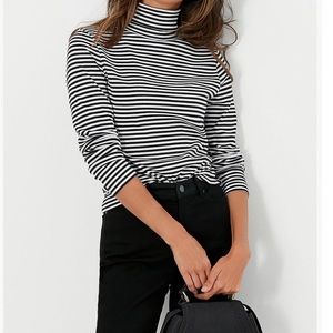 JOULES Clarissa Stripe Turtleneck
